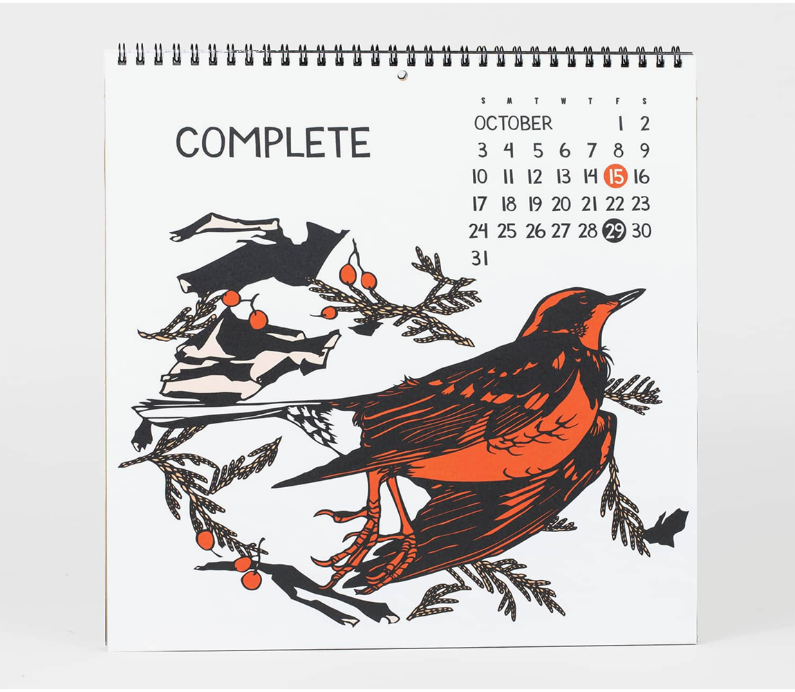 Shall We Begin 2027 Wall Calendar - Nikki McClure